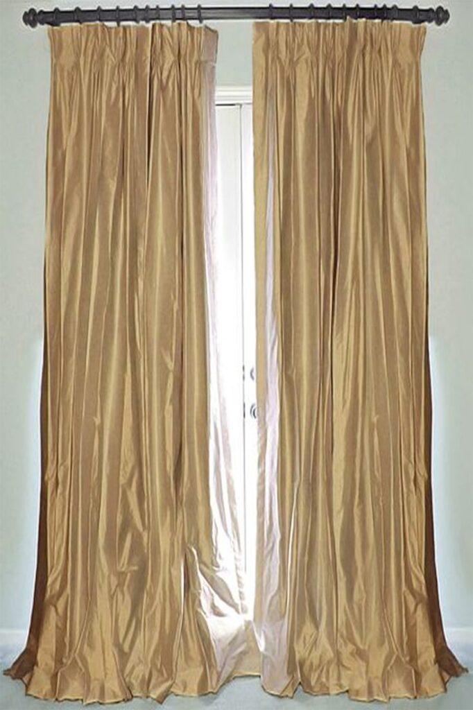 Luxury velvet curtains for elegant living room