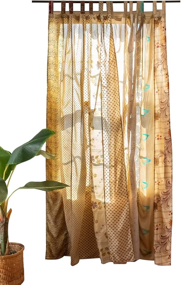 Silk-blend curtains with soft sheen and elegant drape for Dubai homes