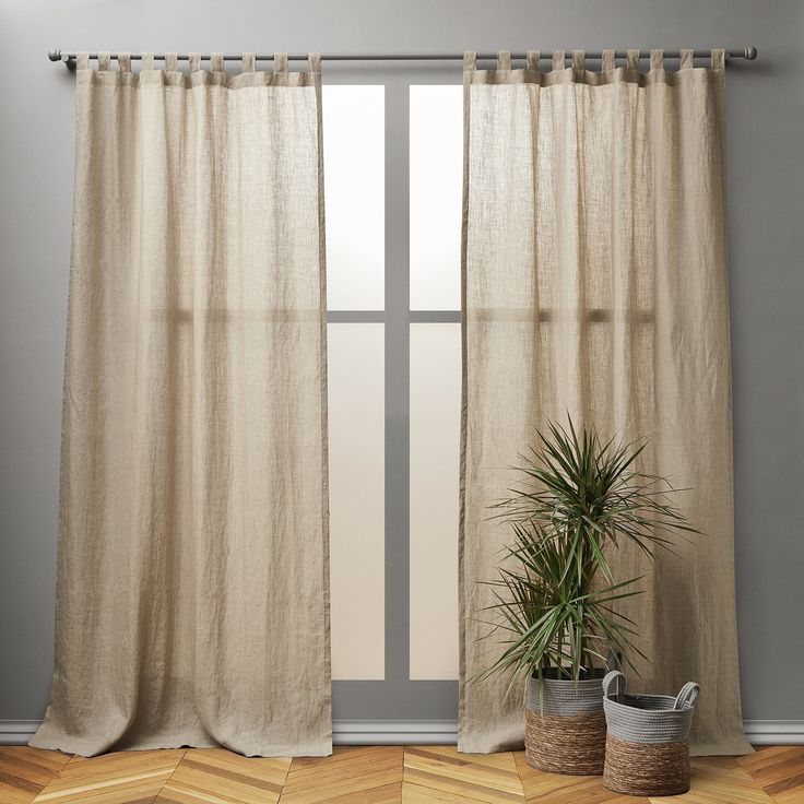 Natural hemp curtains for eco-friendly Dubai interiors