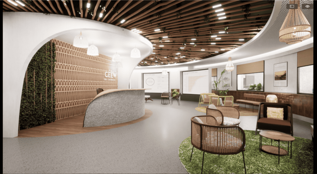 Create inspiring reception areas with modern interior design and Office Renovation Dubai services