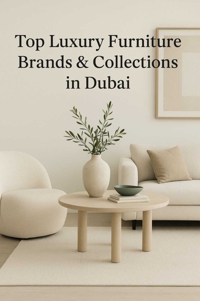 Top Luxury Furniture Brands & Collections in Dubai