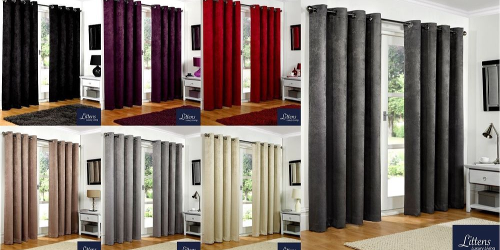 Extensive ready-made curtain inventory at Curtain World Trading Dubai showroom