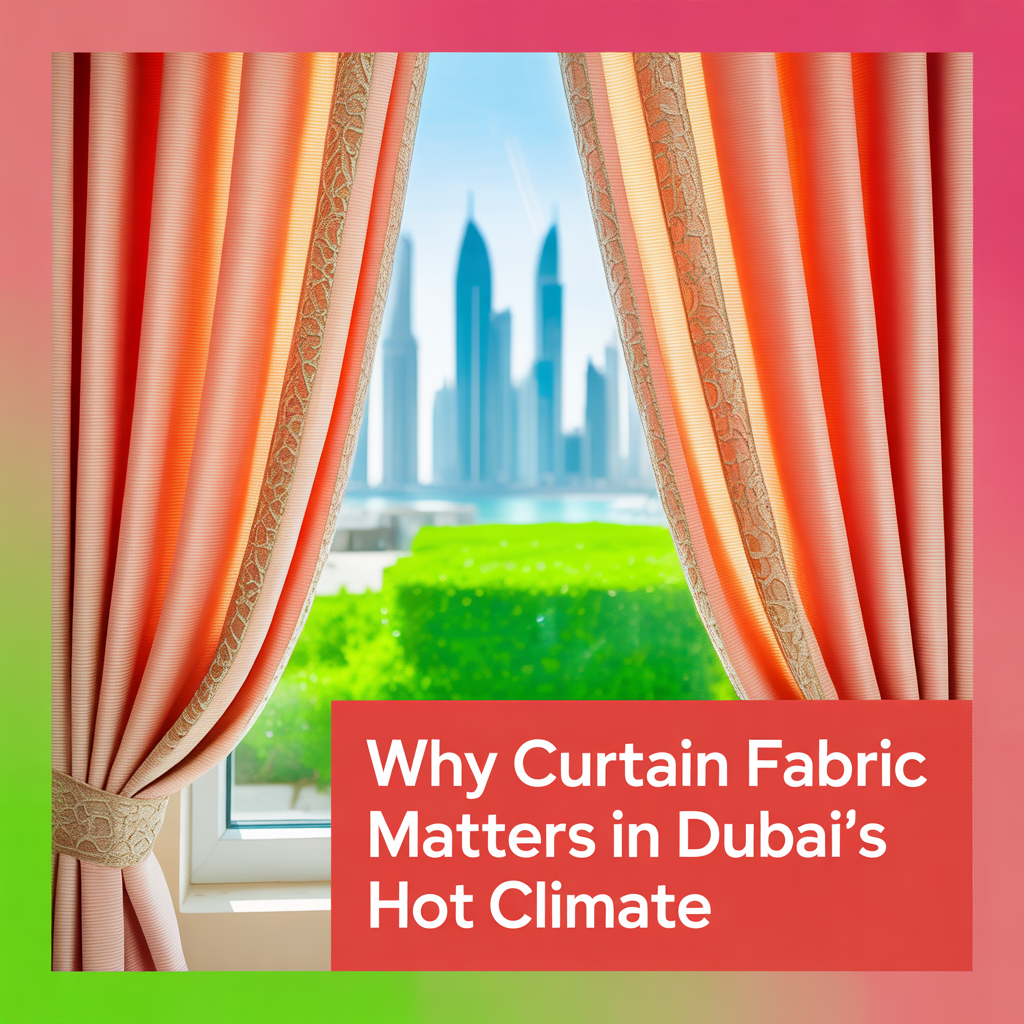 Luxury curtain fabrics in Dubai homes – linen, velvet, and blackout designs for modern interiors