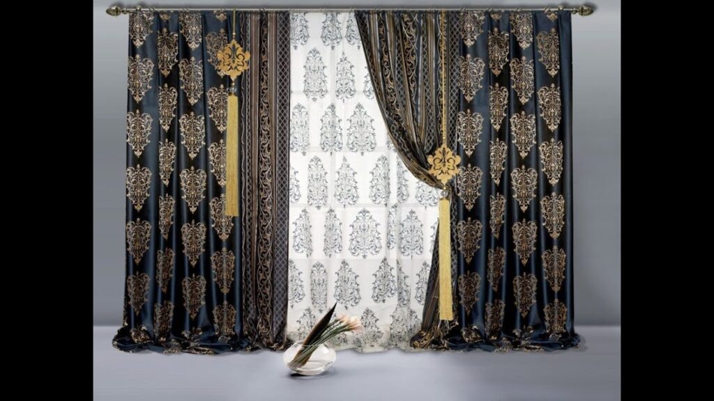 how to cover an entire wall with curtains