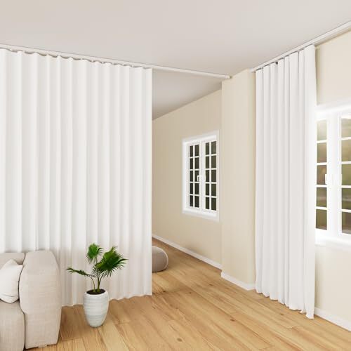 ceiling mounted curtain track in Dubai apartmen