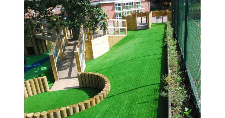 Artificial grass installation in Dubai villa garden