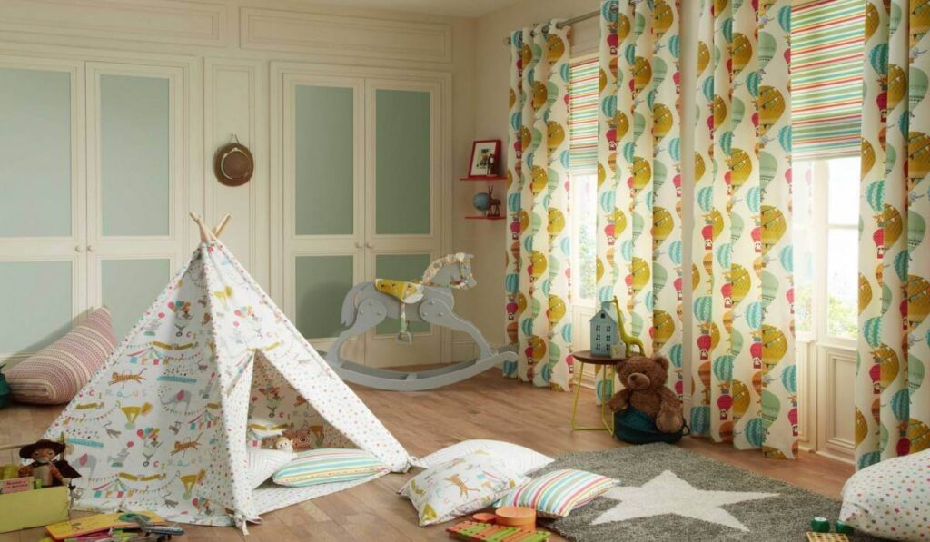 Children's Room Safety curtains 