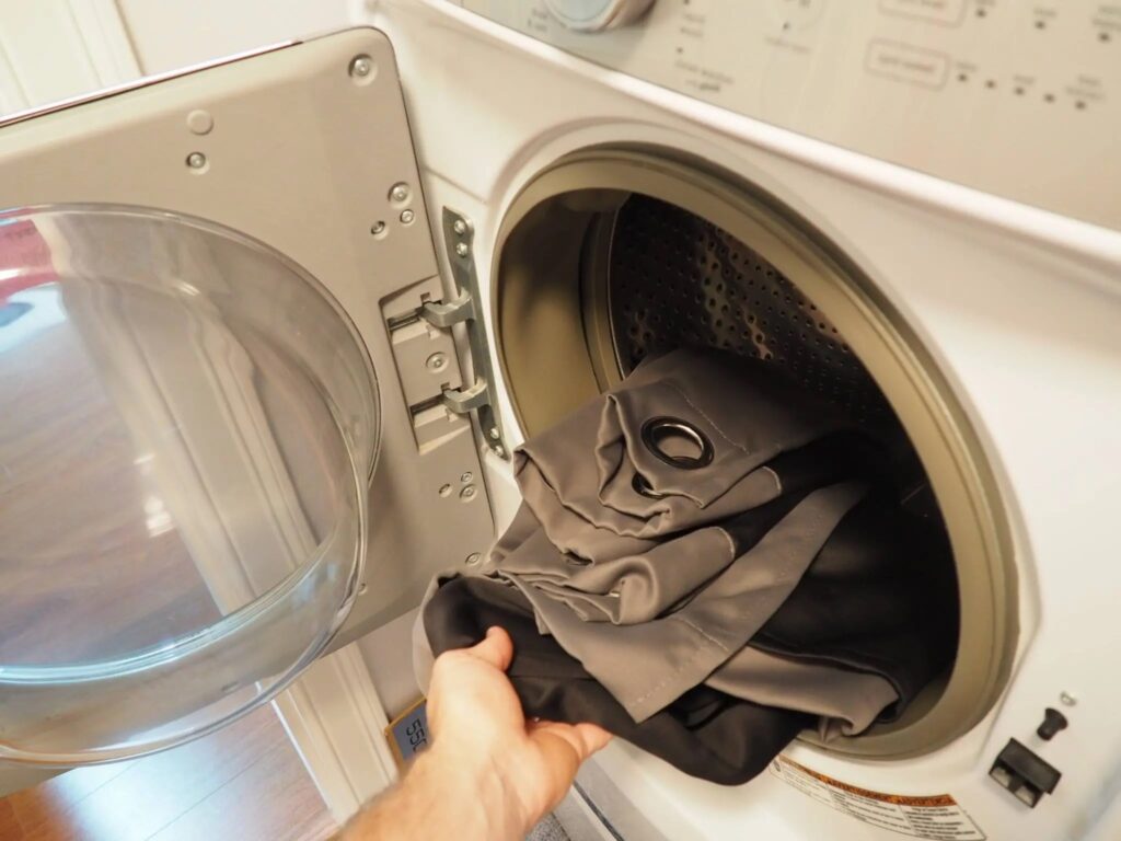 Washing curtains safely in a washing machine at home Dubai 2025